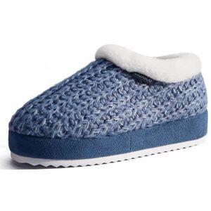 KuaiLu Women's  Blue platform Slippers Size: 8.5 M